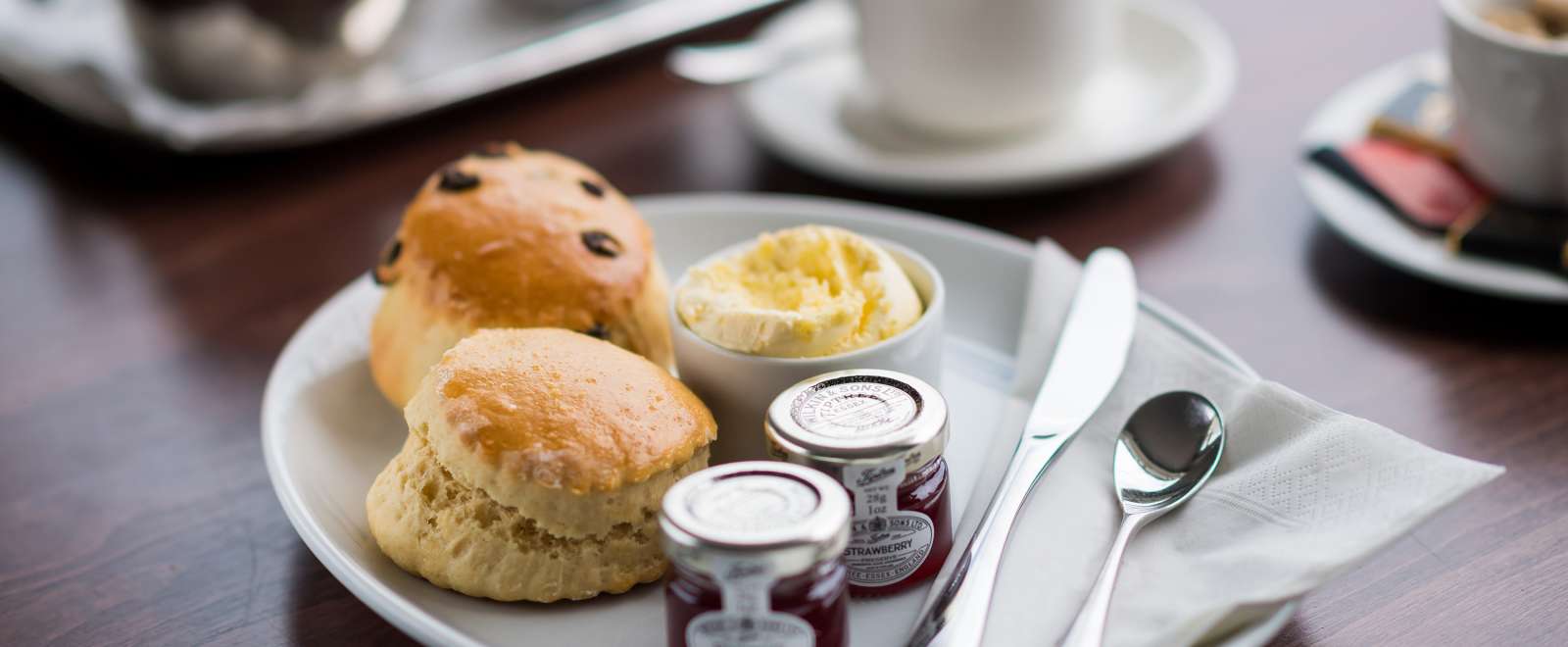 Scones Cream and Jam