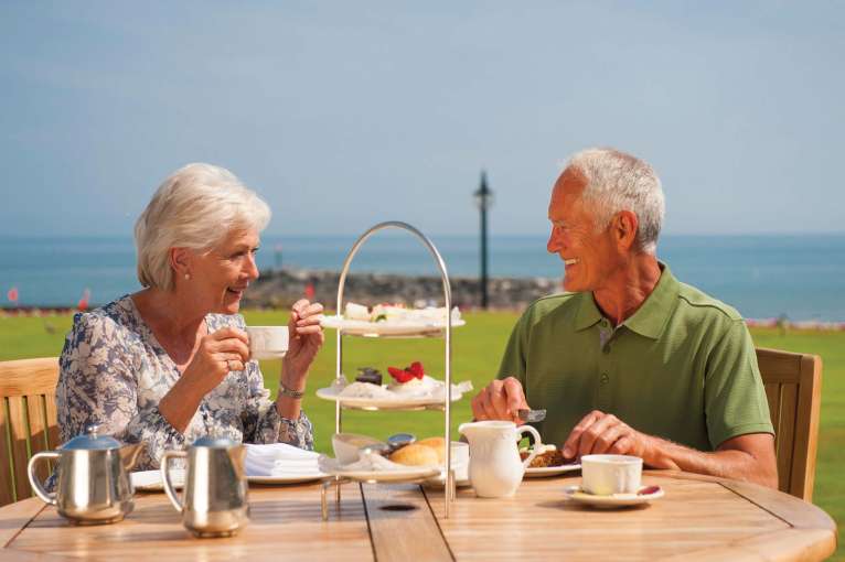 Belmont Hotel Afternoon Tea Outdoors on the Hotel Lawn