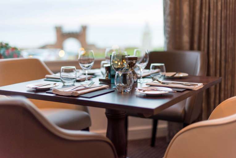 Belmont Hotel Restaurant Table Place Setting