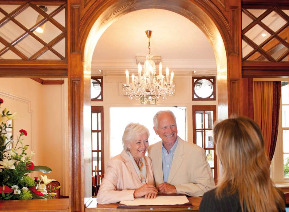 Couple at Reception of Belmont Hotel